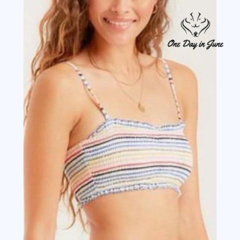 Billabong Gimme Sun Smock Tube Bikini Top Size M